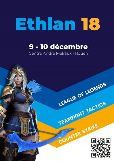 Affiche lan party Ethlan #18